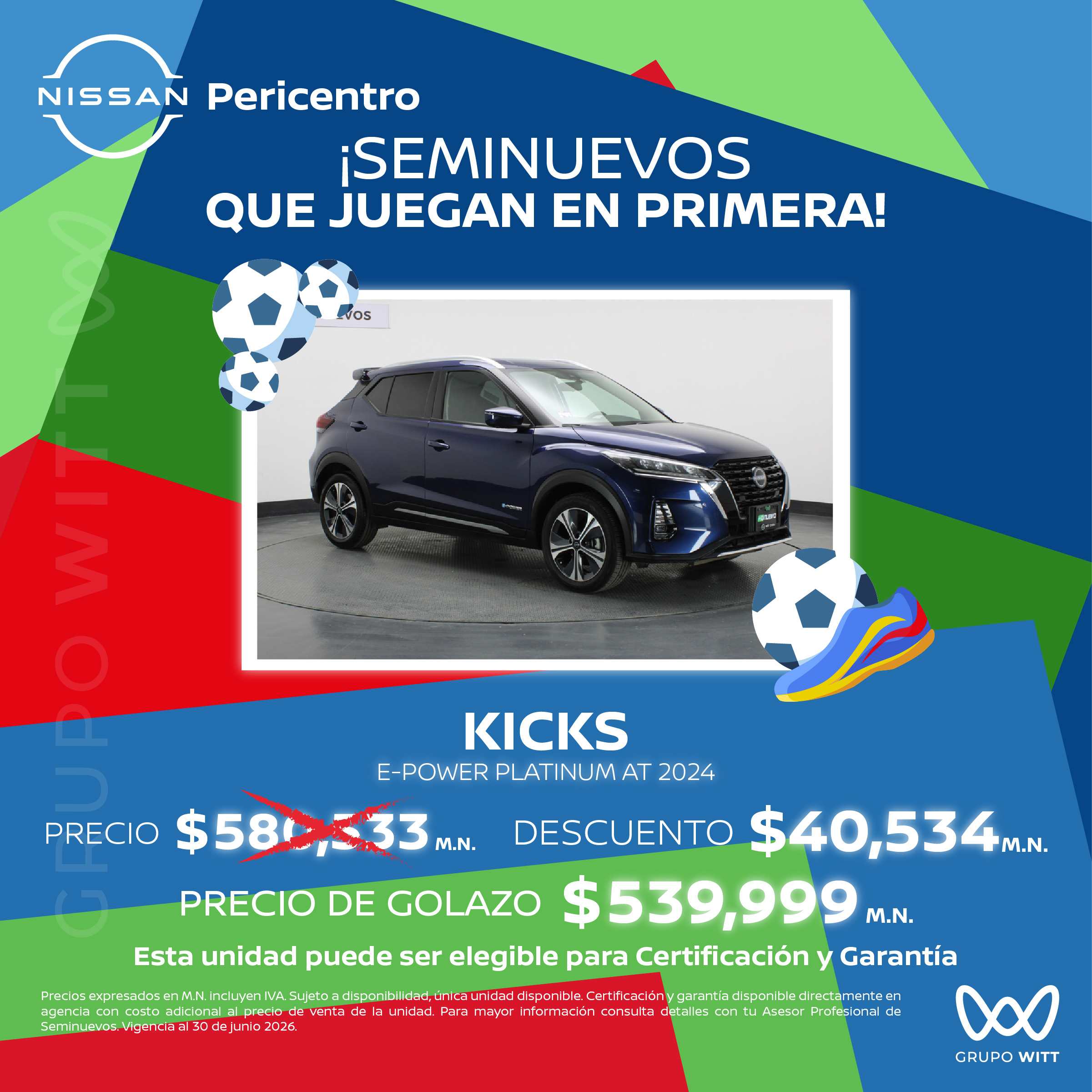 KICKS E-POWER PLATINUM AT 2024